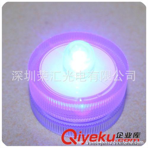 電子蠟燭燈 新款LED防水蠟燭燈 旋轉花型潛水燈 酒吧仿水蠟燭燈