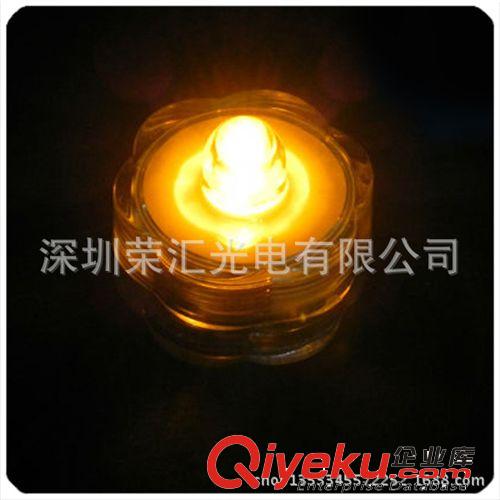 批發供應 防水蠟燭燈 LED防水蠟燭燈 水族潛水燈 七彩潛水蠟燭燈