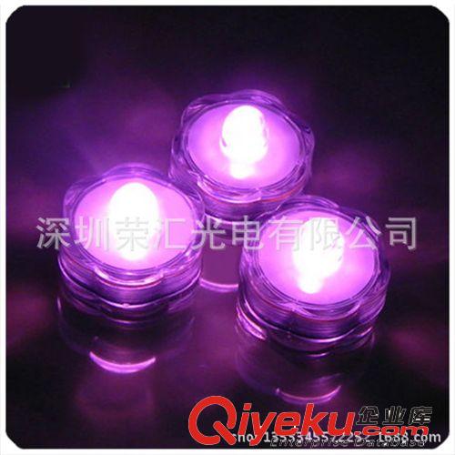 電子蠟燭燈 新款LED防水蠟燭燈 旋轉花型潛水燈 酒吧仿水蠟燭燈原始圖片3