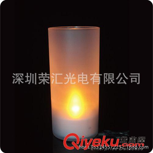 七彩仿真蠟燭 發(fā)光蠟燭 電子閃光蠟燭 LED節(jié)慶蠟燭燈 婚慶蠟燭原始圖片2