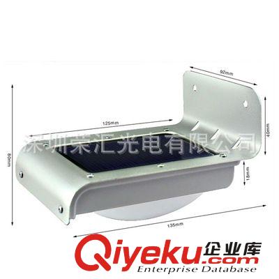 人體感應/聲控 太陽能壁燈 戶外燈 節能環保綠色燈具 廠家直銷原始圖片3