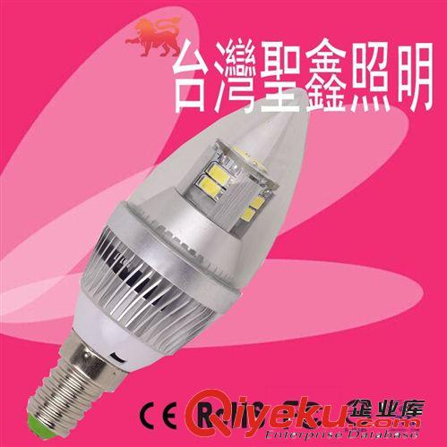 LED蠟燭燈 尖泡 5W 110V  E14 黃光 250度發(fā)光