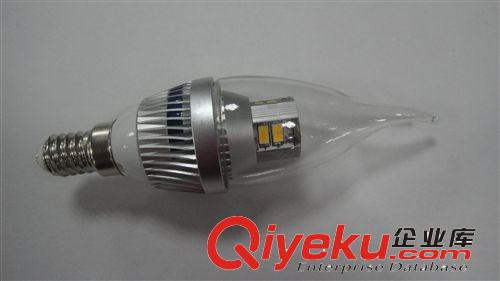 led蠟燭燈 5W 拉尾 尖泡  E14 圣勛 5730smd 高亮度 361