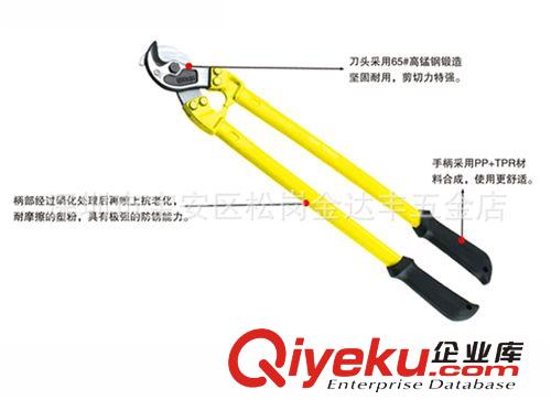 廠價直銷高錳鋼美式斷線電纜鉗剪 堅固耐用質量保證原始圖片3