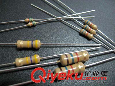 插件電阻1/4W 1%金屬膜電阻廠家現貨各種阻值原始圖片3