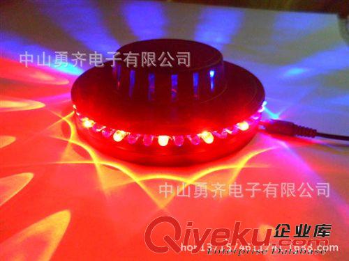 聲控舞臺燈 KTV燈 旋轉(zhuǎn)彩燈 閃光燈 墻壁燈 七彩燈 LED小太陽燈原始圖片2
