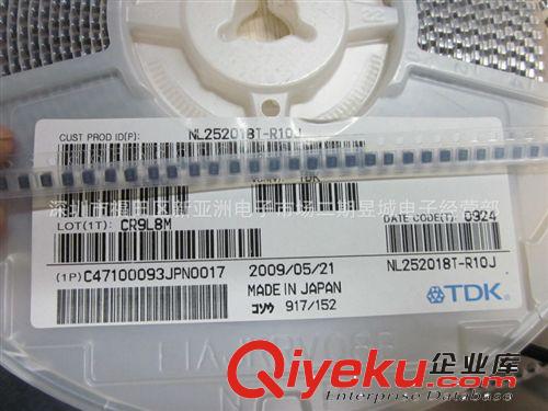 原裝TDK貼片電容2520 100K,NL252018T-R10J原始圖片3