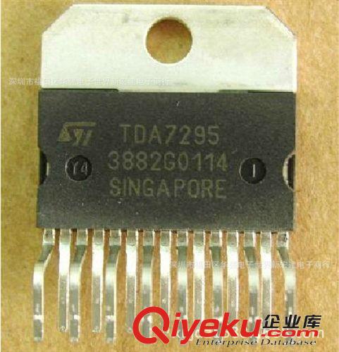 代理全新原裝ST品牌系列音頻IC.功放IC TDA7295 TDA7295S假一賠十