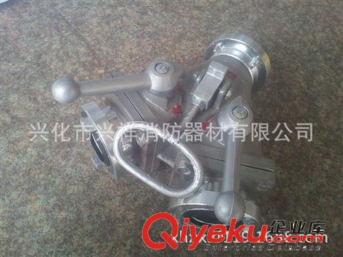 興祥消防器材 廠家直銷 FFS80/65內扣接口 二分水器  消防車專用