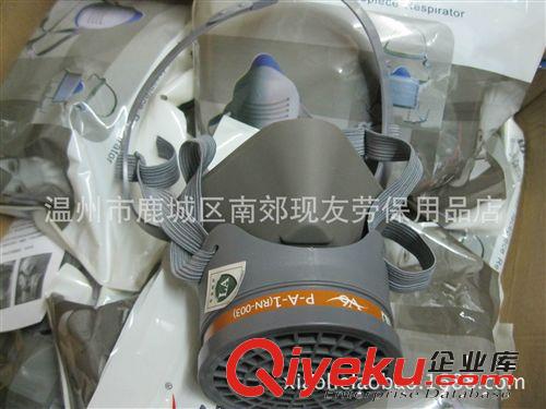 硅膠雙罐單濾毒盒防毒半面具防工農(nóng)業(yè)有害氣體 油漆專用原始圖片3