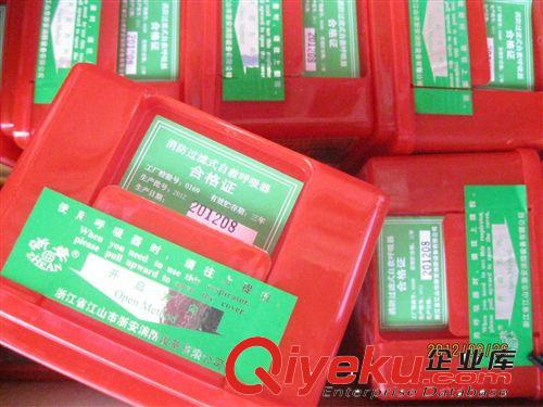 溫州消防面具 火災(zāi)逃生面具 消防過濾式自救呼吸器zp原始圖片3