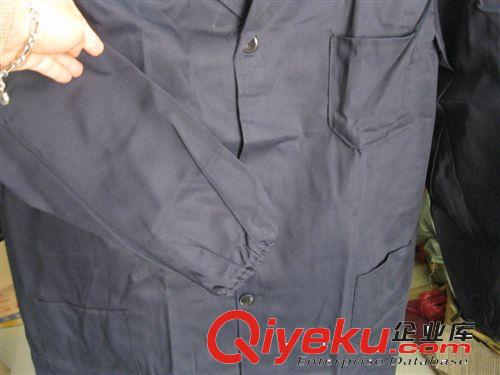 加厚耐磨加大藍大褂 工作服 藍色工作服 藍長衣 長大褂 搬運服原始圖片2