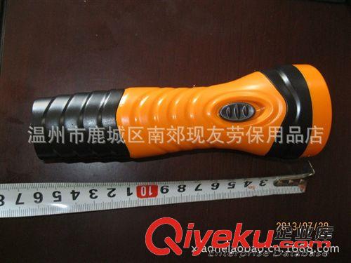 廠家塑料可充電LED手電筒 強(qiáng)光高亮省電LED照明手電筒 6燈原始圖片2