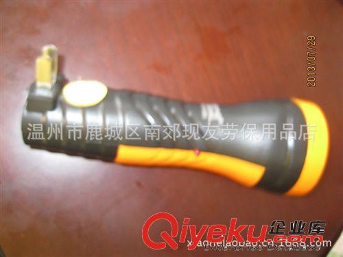 廠家塑料可充電LED手電筒 強(qiáng)光高亮省電LED照明手電筒 6燈原始圖片3