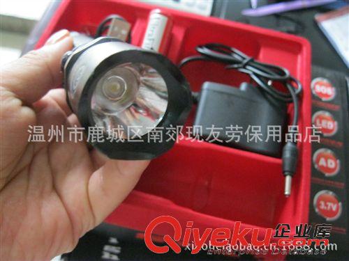tj流明1W禮品LED手電筒 18650USB線充迷你手電 3檔原始圖片3