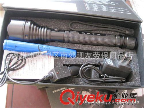 【套裝】CREE-Q5防爆LED手電筒 18650可充電大功率手電 5檔原始圖片2