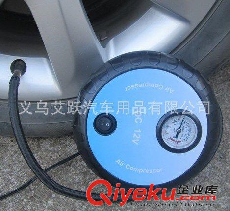 電動車載打氣泵 汽車用輪胎充氣泵12V 單缸打氣機 車載充氣泵