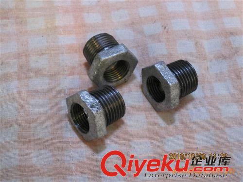 1/2*3/8補芯批發水道消防配件鍍鋅瑪鋼管件原始圖片2
