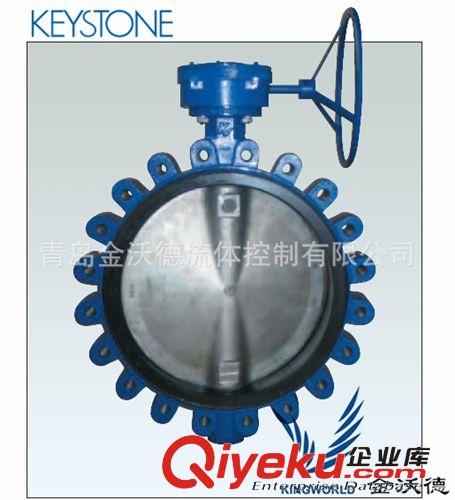 泰科 KEYSTONE F611 對夾支耳連接蝶閥 D40~D600原始圖片2