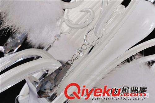 羽毛吊燈 新古典創意餐廳羽毛吊燈 酒店 工程 酒吧定做羽毛吊燈原始圖片3