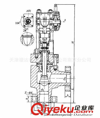 供應(yīng)J344Y-160、J344Y-320蝸桿傳動角式截止閥