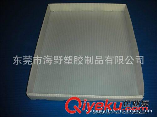 供應(yīng)中山塑料藍(lán)色中空板骨架周轉(zhuǎn)箱，塑膠刀卡，PP萬通板托盤原始圖片3