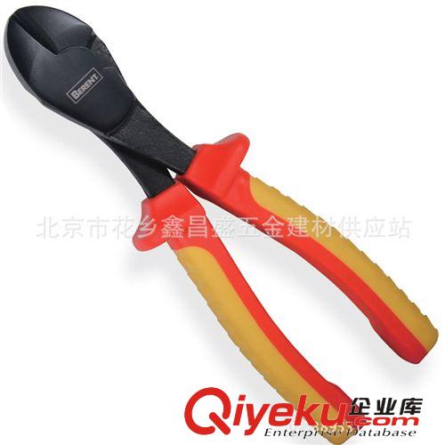 百銳工具 VDE耐高壓大頭斜嘴鉗 電工專用 抗1000V高壓