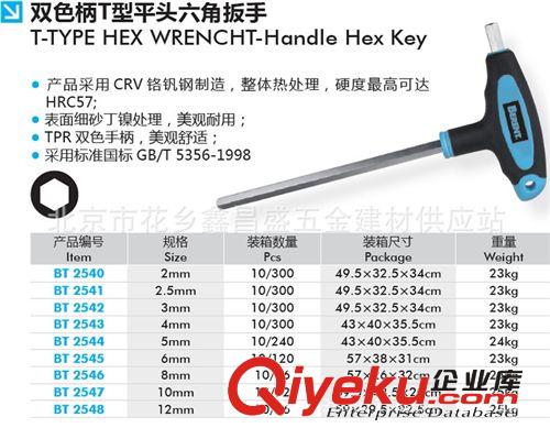 百銳T型平頭內六角 整體絡釩鋼處理 高強度國標內六角原始圖片2