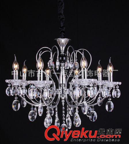 供應精品現代水晶燈LED 歐式吊燈客廳餐廳創意蠟燭異形tj招商