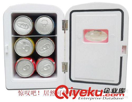 KT粉紅可加熱制冷車家兩用4L小冰箱原始圖片3