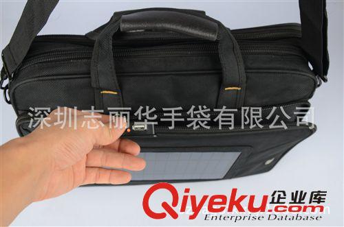 現貨3.5W 太陽能電腦包 戶外太陽能充手機/充平板電腦/相機充電原始圖片2