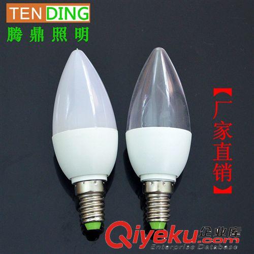 廠家直銷 新款 LED 3WE14塑料蠟燭燈尖泡 LED candle light 220V