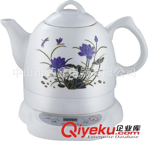 供應(yīng)JB-12B陶瓷電熱水壺1.2L大容量青花瓷原始圖片2