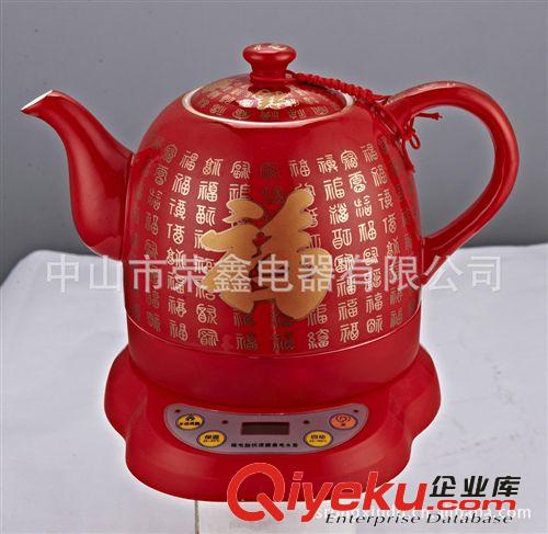 電熱水壺陶瓷廠家批發(fā)團(tuán)購(gòu) 景德鎮(zhèn)環(huán)?？焖?電熱水壺陶瓷原始圖片3