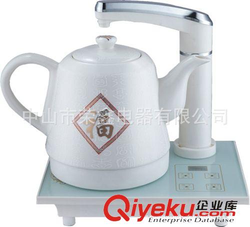 陶瓷電熱水壺生產(chǎn)廠家批發(fā)1.0L 數(shù)碼顯示 自動吸水 陶瓷電熱水壺