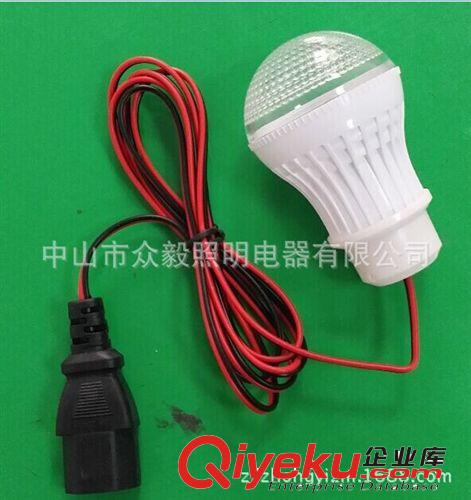 Led 12v球泡 直流led灯泡 地摊照明灯具 夜市灯 太阳能led灯泡