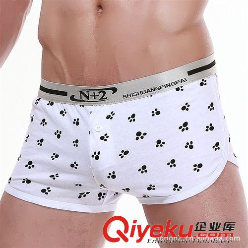 【熱賣】男內(nèi)褲純棉zpN+2 寬松運動休閑 男士阿羅褲  平角原始圖片2