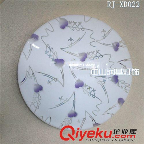 客廳廁所陽臺圓形吸頂燈 RJ-XD022亞克力印花防水吸頂燈原始圖片2