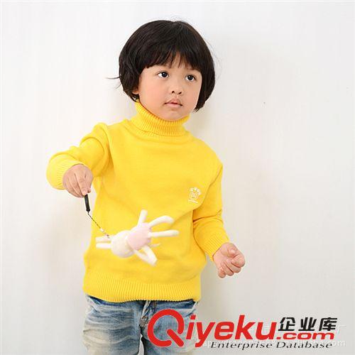 廠家直銷(xiāo)快活龍 【中童圓領(lǐng)】打底衫/毛衣110CM-140CM原始圖片2