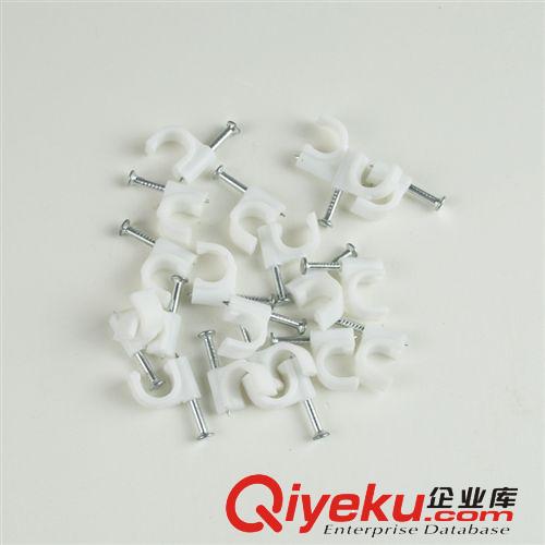 廠家專業(yè)供應(yīng) 塑料線卡 電線線卡 16mm  固定電線  鋼釘線卡