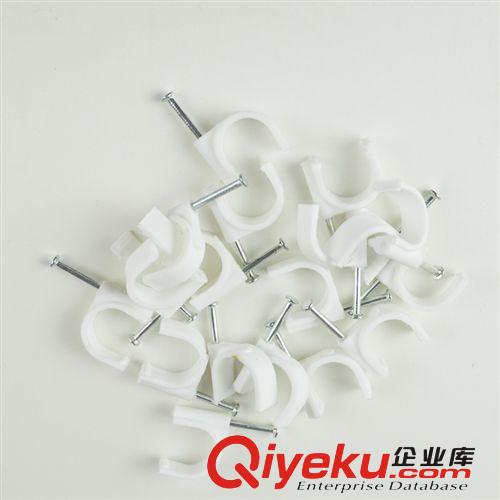 原廠專業(yè)直銷 塑料線卡 鋼釘線卡 14mm  固定電線  電線線卡