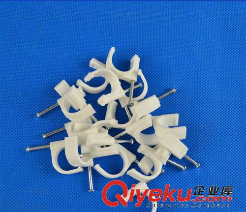 廠家專業(yè)供應(yīng) 塑料線卡 電線線卡 16mm  固定電線  鋼釘線卡原始圖片3