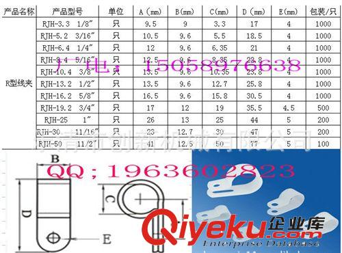 廠家批發(fā) 固線夾 義烏國際商貿(mào)城供應(yīng)R型塑料線夾 線夾 zp保證原始圖片2