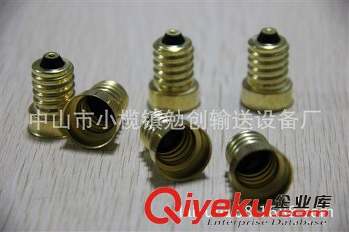 廠家直銷 E14銅鍍鎳 燈頭 焊錫燈頭 銅燈頭