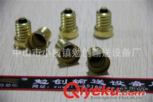廠家直銷 E14銅鍍鎳 燈頭 焊錫燈頭 銅燈頭原始圖片2