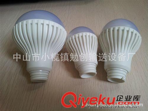 LED球泡  E27塑料 塑料材質(zhì) 球泡 燈殼 奶白色原始圖片3