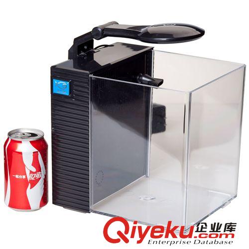想譽(yù)魚缸批發(fā)水族箱 超白迷你免換水亞克力方形 生態(tài)小型魚缸原始圖片2