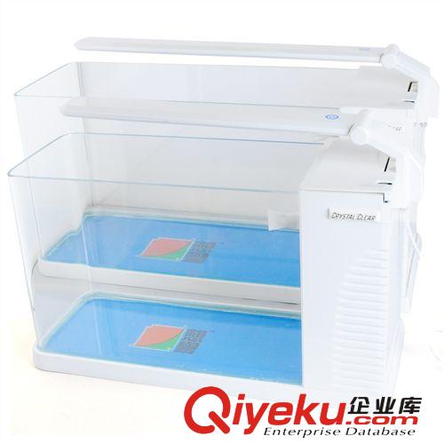 魚之寶 超白玻璃 節能燈 免換水 生態小型魚缸批發長方形水族箱