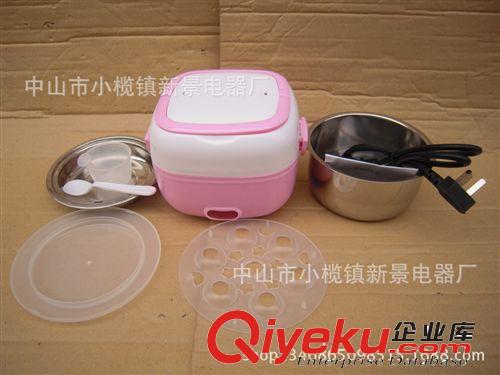 小家電禮品多功能電煮飯盒28元起不銹鋼內(nèi)膽蒸煮飯盒迷你電飯煲原始圖片3