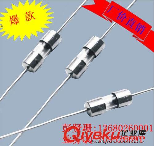 [有現貨]8A帶引線雙帽內焊保險管 3.6*10 4*11系列保險絲原始圖片3